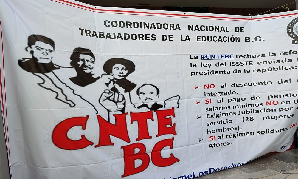 Profesores del CNTE exigen se abrogue la Ley del Issste de 2007 ...